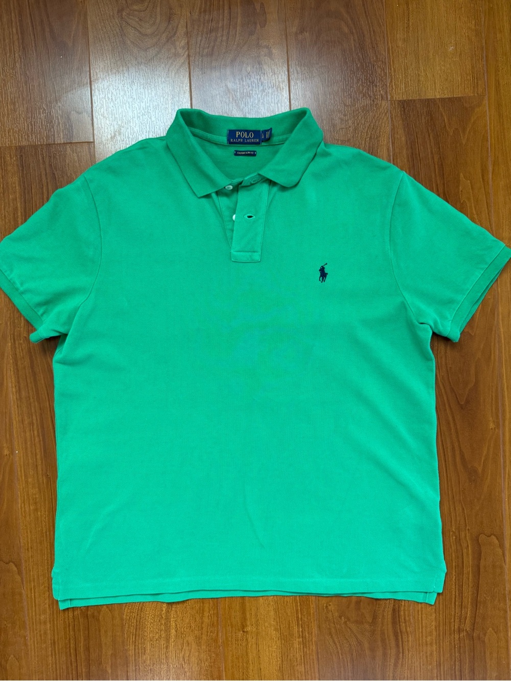 Polo by Ralph Lauren Bright Green Short-Sleeve Polo Slim Fit